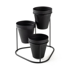 Aberto Design GED-014 Accesorio Decorativo de Metal Negro